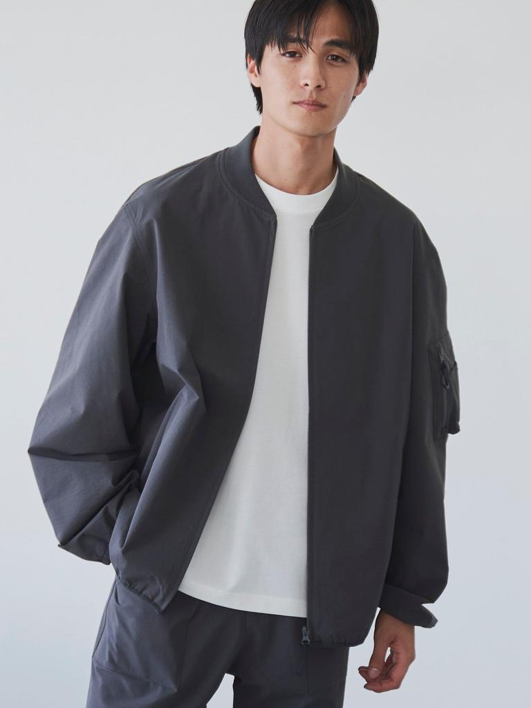 Cohen Hiker Tech Blouson [Wrinkle-Resistant/Stretch/Water-Repellent/Washable] 75606000003 2990 DK.BROWN(29) XL