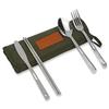Outdoor Cutlery Storage Bag Dust-proof Portable Travel Camping Picnic Chopstick Fork Spoon Utensils Organizer Roll-Up Bag