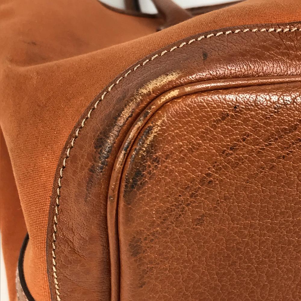 HERMES Garden Party 36 PM Hand Bag Shoulder Bag Tote Bag Negonda / Canvas Orange