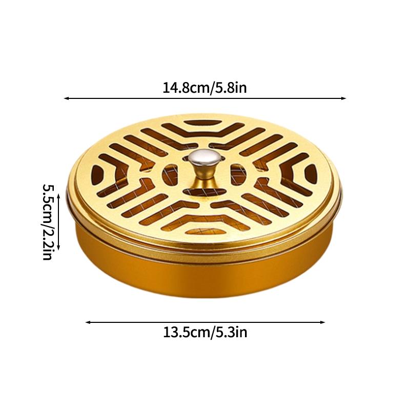 Stainless Steel Mosquito Coil Anti Mosquito Holder Mosquitoes Repellent Portable Rack for Home Bedroom Living Room