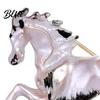 Lightweight Horse Pin Oil Dripping Running Brooch Sweater Cardigan Coat