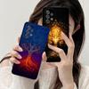 World Life Tree Mobile Phone Case for Samsung Galaxy M55 54 42 35 34 33 32 23 22 15 14 13 12 F55 5G Colorful Cover Cover Pretty