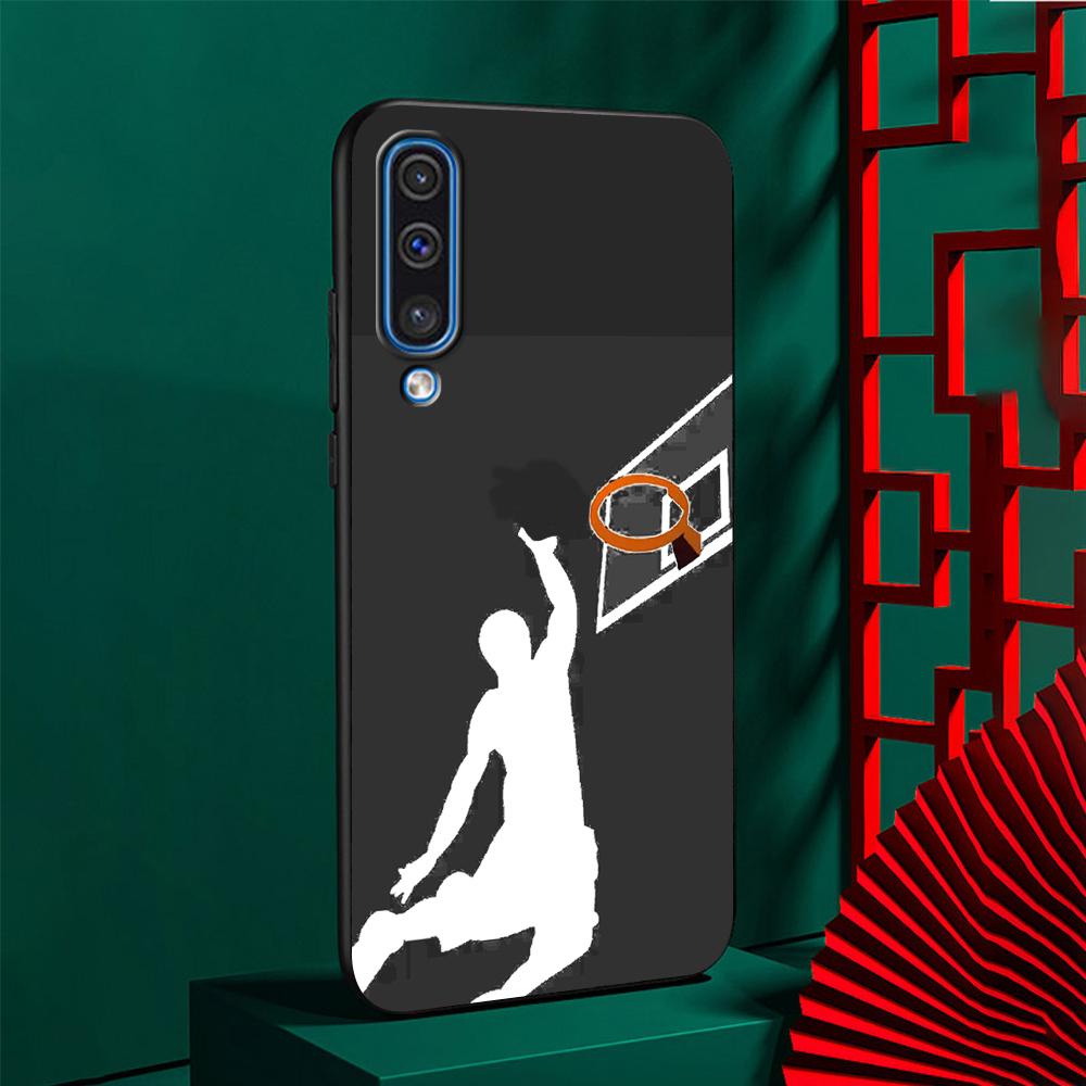 

Баскетбольный чехол Dunk Star Slam для Samsung Galaxy A50 A10 A70 A30 A20e A40 A20s A10s A10e A90 5G A80 A9, мягкий черный чехол для телефона Samsung A7 2018