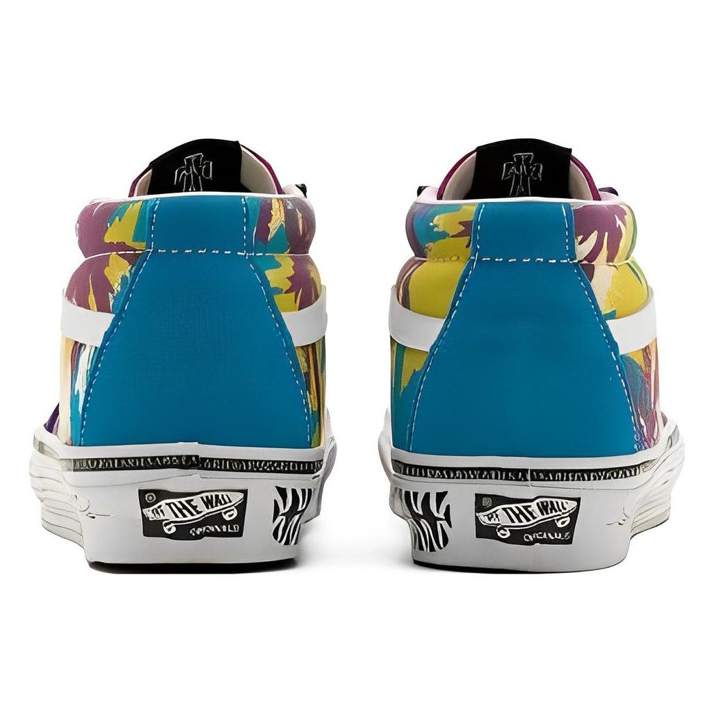 Aries X Vans OG Sk8-Mid LX Weed Bright Unisex Sneakers Purple VN0A4BVC9X2