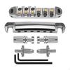 Guitar Replacement Parts Set ,Locking Bridge, Bridge Tailpiece, Durable, Roller Saddle Kits