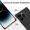 Frameless Slim Matte Hard Back Cover Case For iPhone 15 16 Pro Max 14Pro Plus 14 13 12 Pro Max 15Pro ShockProof Coque