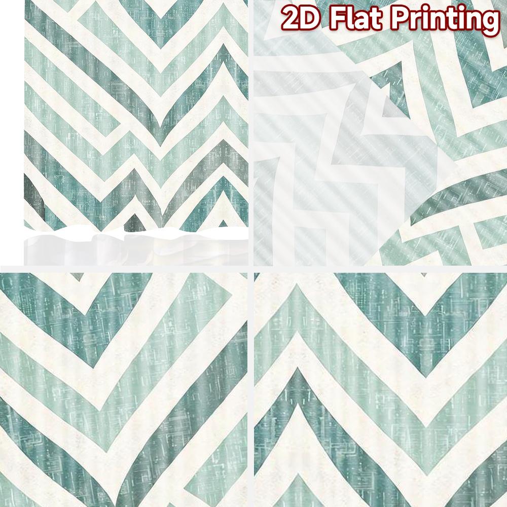 2D flat Photography Backdrop Popular Background cloth Blue Zigzag Stripes 100% Polyester Birthday Party Perfect for Suitable