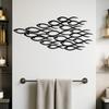 Metal School of Fish Wall Art 3D Abstract Metal Fish Decor for Home Ocean Sea Life Modern Coastal Housewarming Gift