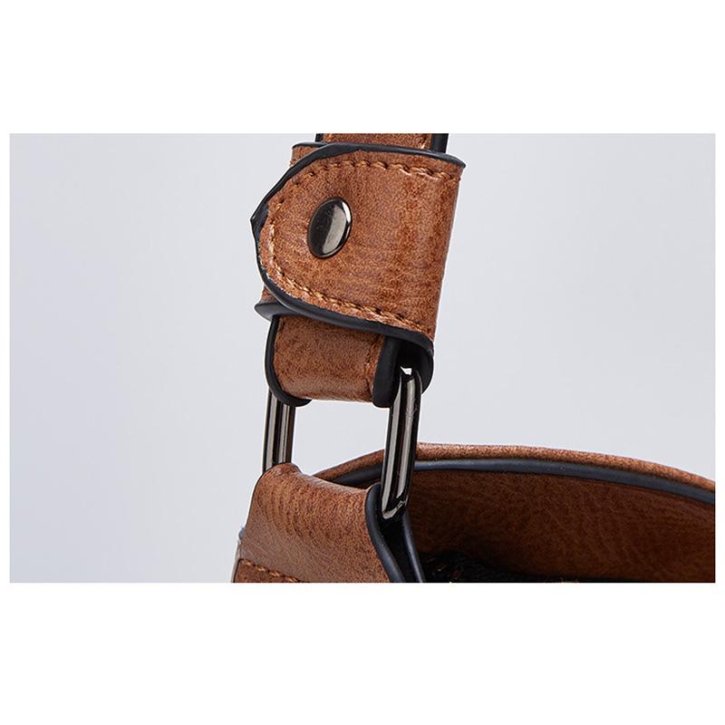 New Fashion Women Handbags PU Leather Tote Bags Ladies Shoulder Bag Messenger Bag Female Crossbody Bags Vintage Satchel