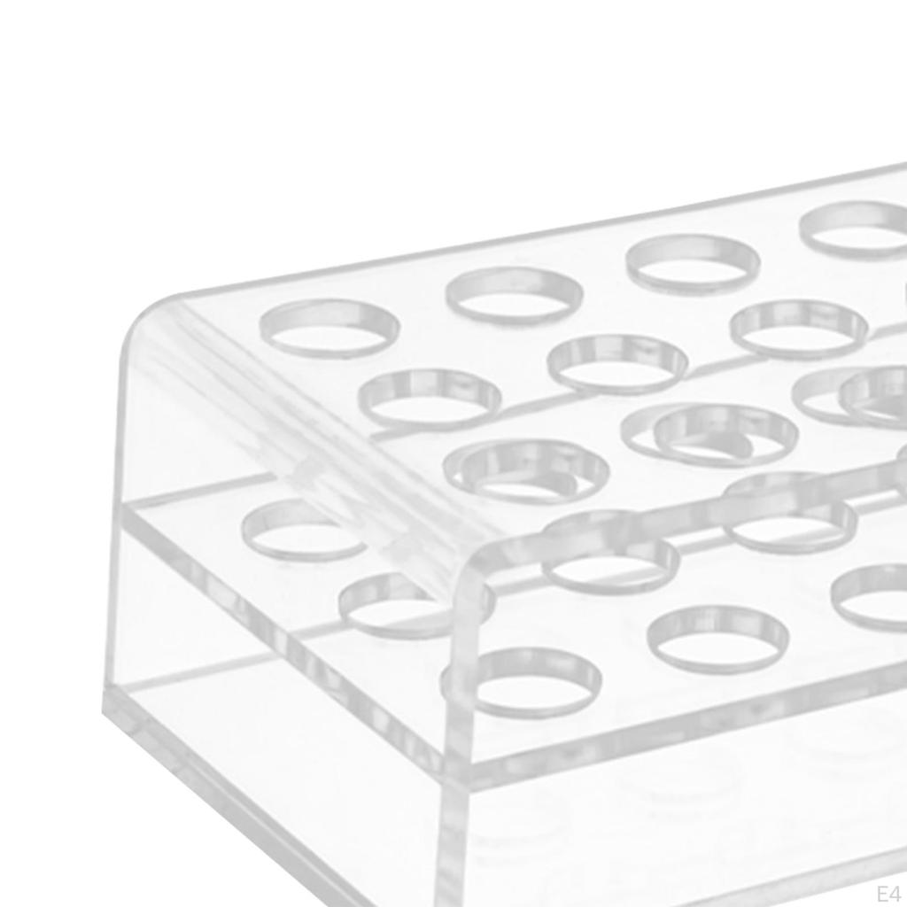 Acrylic Brush Display Pen Holder School Organiser for