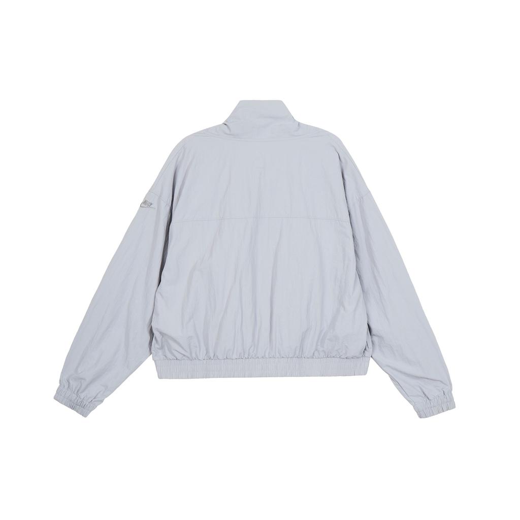 Nike Sportswear Tech Pack Solid Zip Pocket Woven Collar Jacket Women Jacket Silver-Grey DQ6658-012