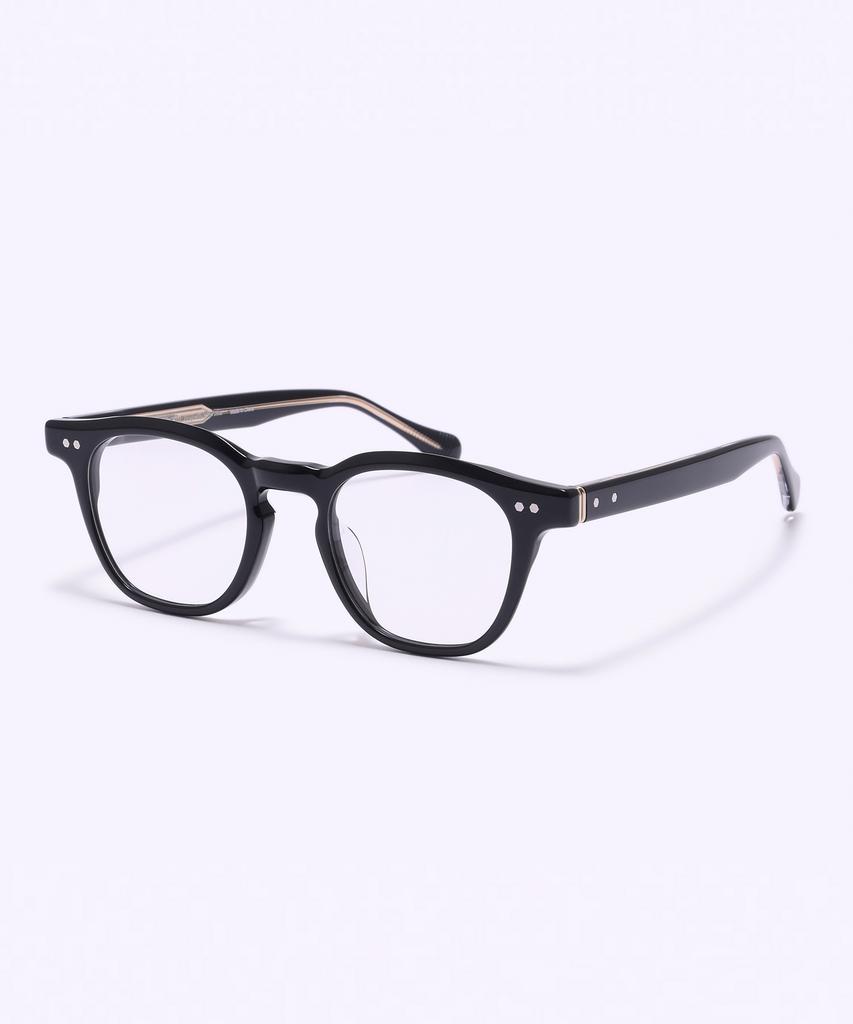 Alloaiweeo [Frame Black] Fbg7404 0920G Black Acetate Eyeglass Frame Blue Light Lens Selection
