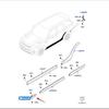 LR168695/LR168693 Rear Bumper Corner Protector for 2023 Land Rover Range Rover Sport.