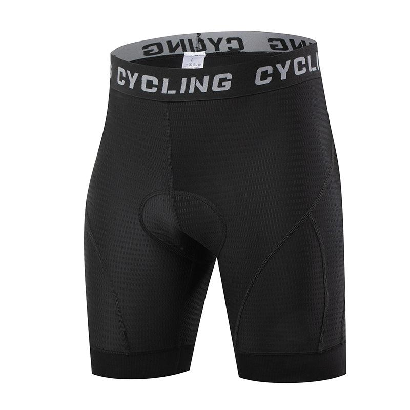 

Cross-border bicycle cycling shorts men and women thickened silicone seat cushion breathable high elastic mountain road cycling pants S