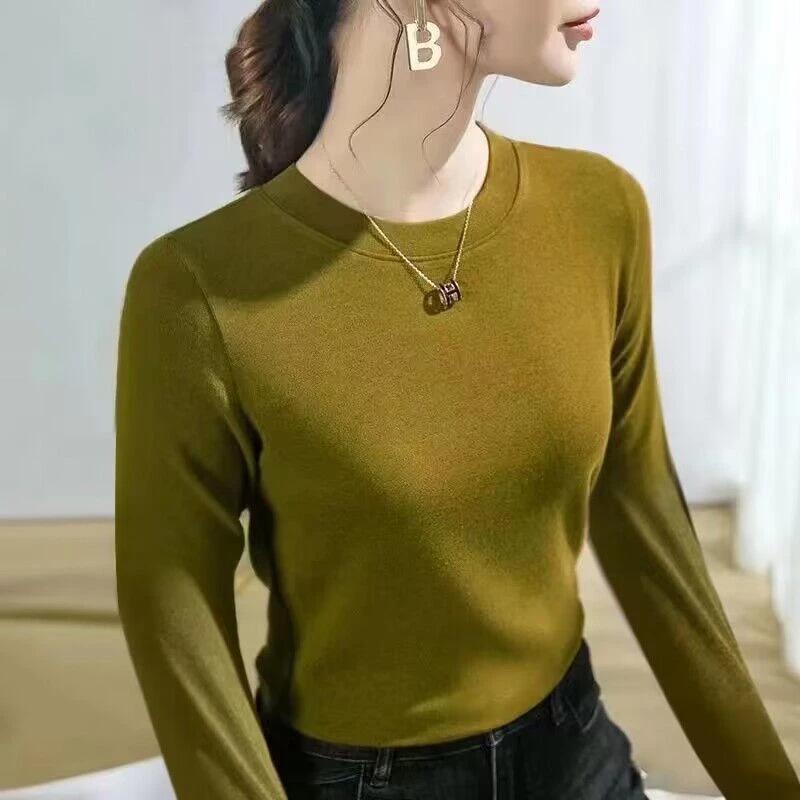 

Women s Slim Fit High Neck Base Layer Long Sleeve Top - Autumn/Winter 2024 XXXXL