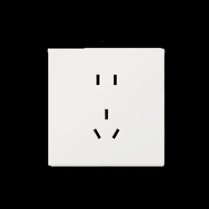 86-Type Flush-Mounted 5-Hole 10A Wall Socket