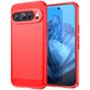 For Google Pixel 9/Pixel 9 Pro Case Brushed TPU Phone Cover Carbon Fiber Texture