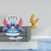 Acrylic Swan Sculpture Tabletop Centerpiece Flat Cabinet Bookshelf Office Home Decor Chicken Statue