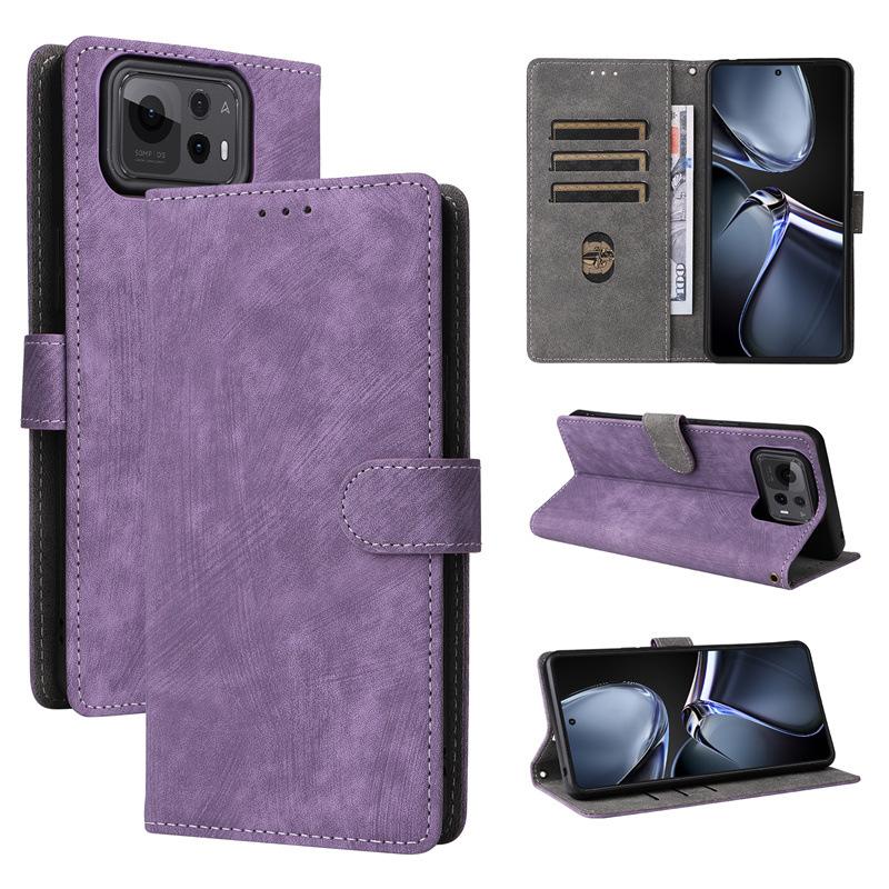 

Чехлы-книжки для Asus Zenfone 12 Ultra Leather Case [Flip Vintage Leather] Противоударный прочный ретро защитный чехол for Asus Zenfone 12 Ultra фиолетовый