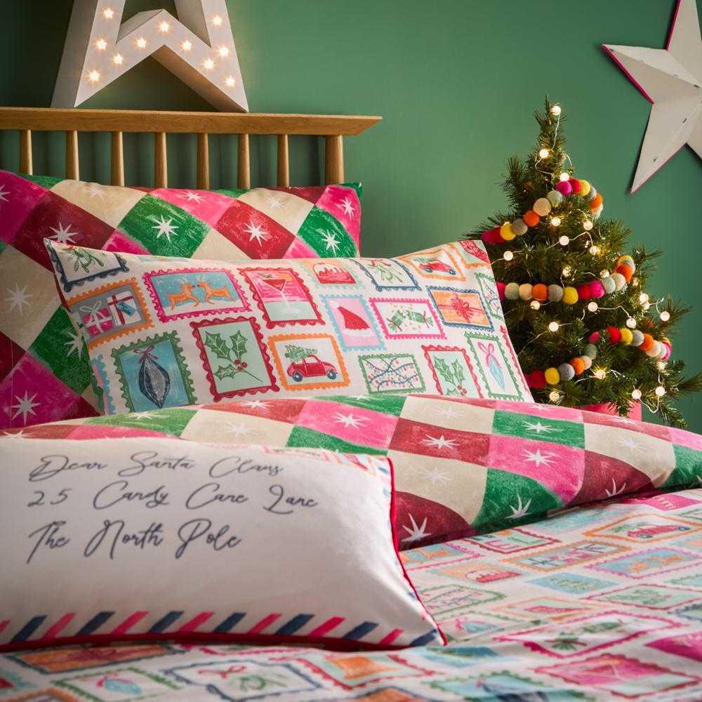 Furn Dear Santa Printed Christmas Duvet Cover Set