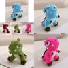Adorable Dinosaur Plush Keychain Soft Pp Cotton Stuffed Animal Bag Charm