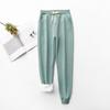 Women's Fleece-Lined Jogger Sweatpants - Warm Winter Lounge Pants with Pockets, High-Waist Cozy Drawstring Pants for Cold Weather