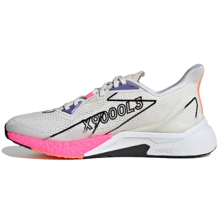 Adidas X9000L3 Comfortable Versatile Fabric Breathable Low-Top Casual Running Shoes Women sneaker White Gray FW0795