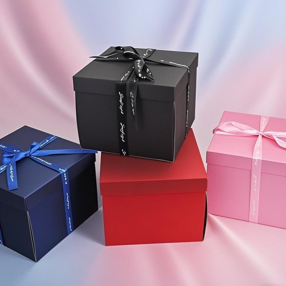 Folding Surprise Explosion Box Multi-Layer Memory Photo Box Gift Packaging Box  Christmas Holiday
