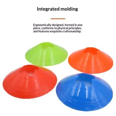 10Pcs Soccer Disc Cones Set Soccer Training Agility Discs Dish Agile Sports Props Sport Space Cones Football Training Equipment