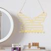 With Hooks Jewelry Organizer Wall Mounted Jewelry Display Rack Necklace Holder  Home Decoration