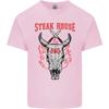 Steak House Bbq Cow Skull Grill Beef Food Unisexs Light Cotton Tshirt