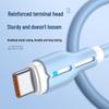 120W Dual Type-C Fast Charging Cable for Apple 15/16, Huawei, Vivo, Oppo, Phones - 6A Charging Compatible.