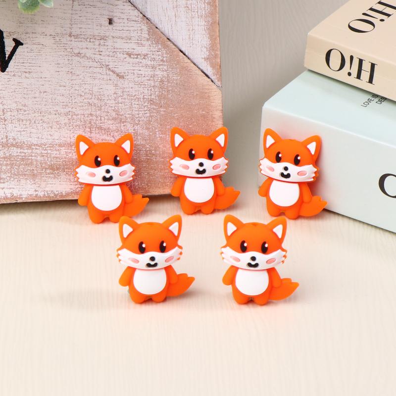 

5 шт. 3D Силиконовые Бусины Животные Белка Корова Черепаха Аксессуары DIY Ювелирные Изделия Брелоки Подвески Наборы для Рукоделия as the picture