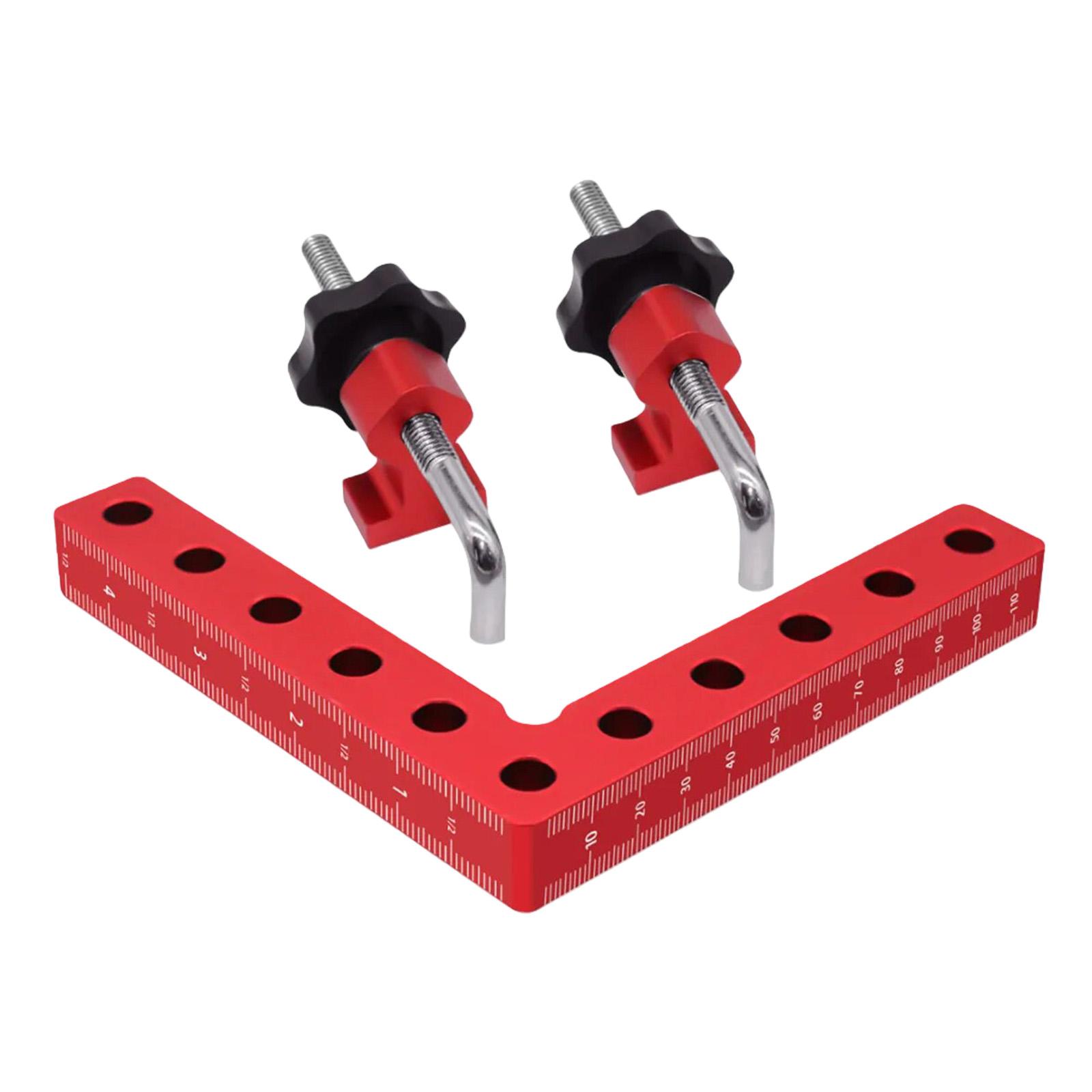 

90-degree Positioning Square Right-angle Clamp, Woodworking Cabinet Angle Clamp, Aluminum Alloy L-shaped Woodworking Tool One Size