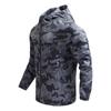 Men's Outdoor Casual Zipper-style Hooded Printed Jacket, Quick-drying Thin Windproof And Waterproof Sports Windbreaker Jacket