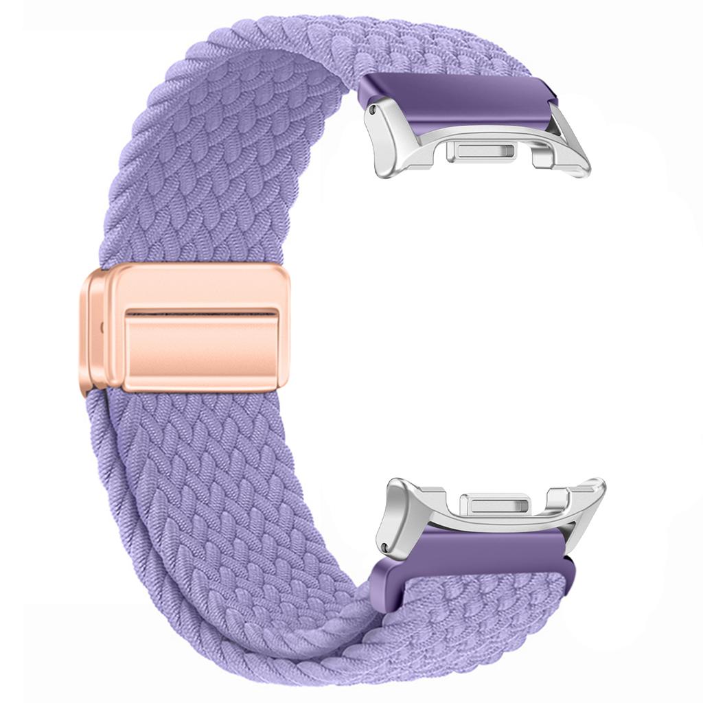 Braided Nylon Band for Samsung Galaxy Watch 8/8 Classic 46mm Magnetic Buckle for Galaxy Ultra 2025/7 47mm Colorful Sport Strap