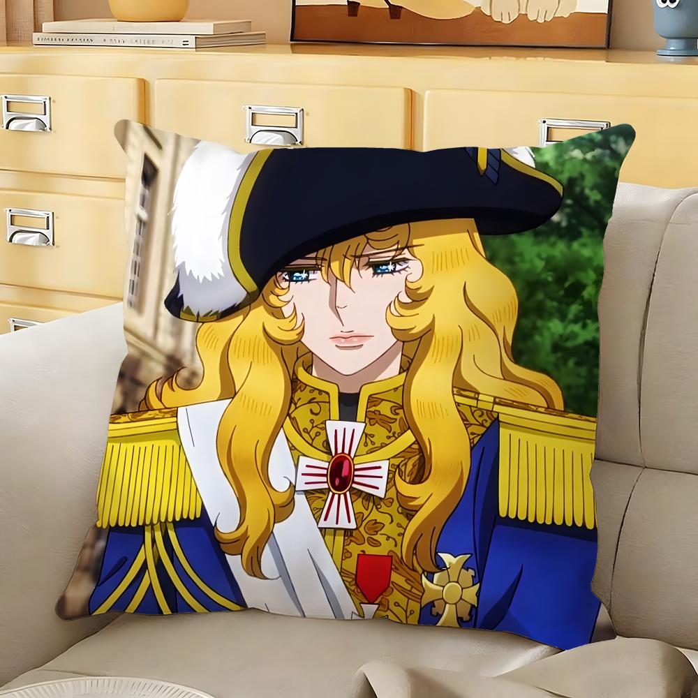 The RRose of Versailles Cushion Cover Soft Durable Reversible Pillow Cover Home Car MultiScene Daily Comfort Pillowcase