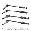 2Set RC Steering Swing Rear Lower Swing Arm Aluminum for 3Racing Sakura D5 1/10 RC Model Vehicle