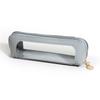 2024 Transparent Travel Makeup Brush Organizer - Large Capacity for Eyebrow Pencils & Eyeshadow Brushes