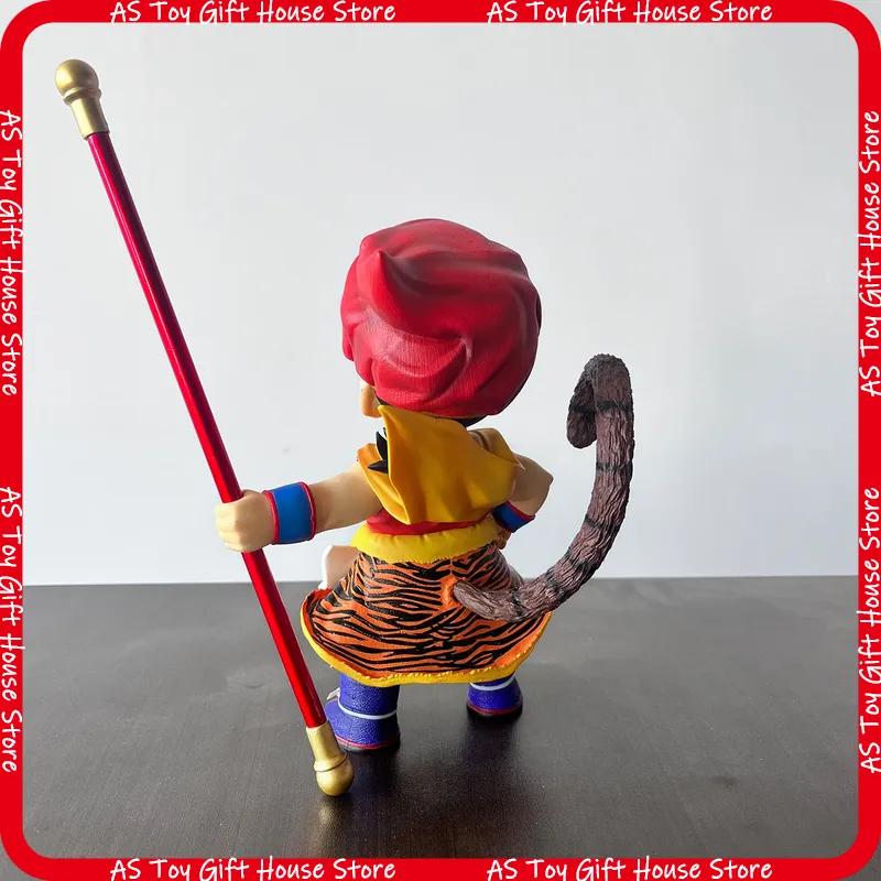 Sell Dragon Ball Goku Gk Figure Tiger Print Outfit With Power Pole Anime Statue Collectible Model Toy Desktop Decor Otaku