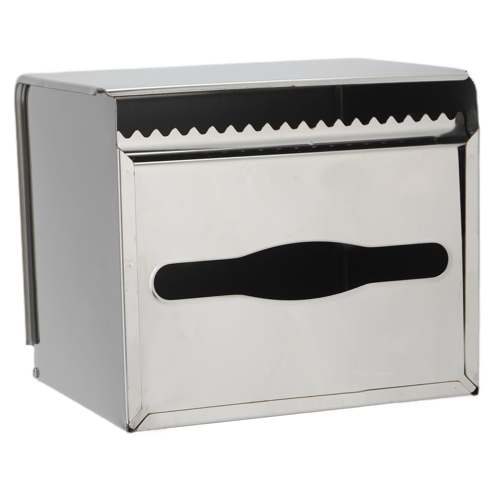 

Держатель для салфеток Прочная коробка для салфеток из нержавеющей стали 304 для кухни, ванной комнаты, спальни Type 2