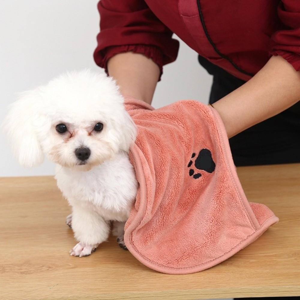 Pet Supplies Super Absorbent Dog Bath Towel Soft Non-Shedding Pet Quick Drying Towel Microfiber Pet Grooming Towel Dog Drying