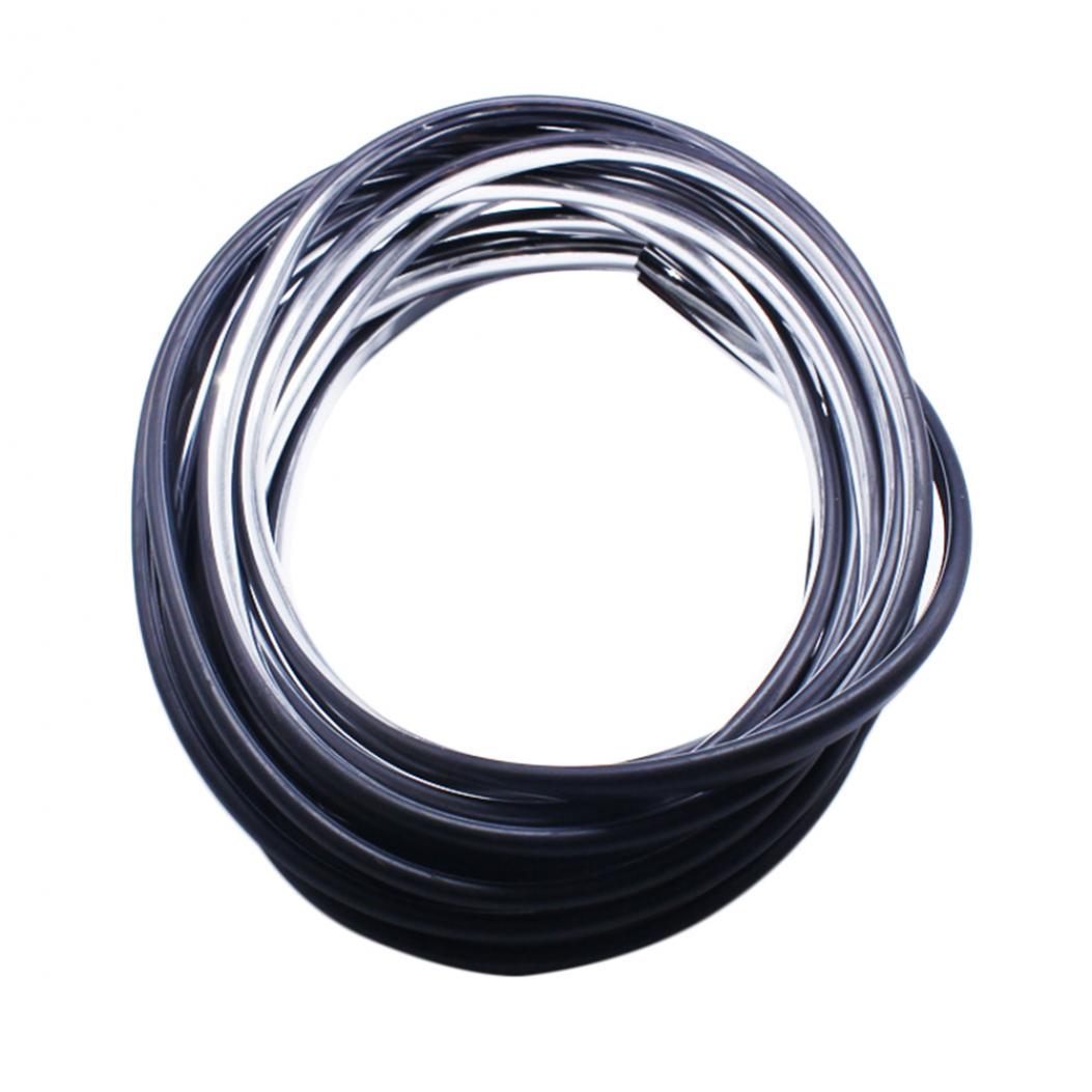 

5 м универсальная защитная наклейка для края двери автомобиля U-образной формы с защитой от царапин серебряный