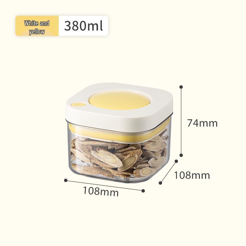 Vacuum Sealed Food-Grade Grain Storage Jar for Cereals and Snacks