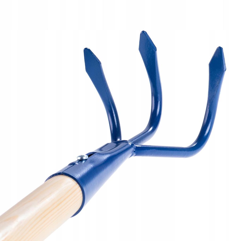 KADAX Hand Cultivator Soil Loosener Earth Metal