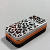 Luxury Retro Leopard Print Pattern Bumper Phone Case For iPhone 17 Air 16 15 14 Pro Max 16Plus Electroplating Bulge Back Covers
