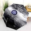 Inter Milan, automatic folding umbrella, portable and foldable design, 8 ribs, a Christmas or birthday gift.