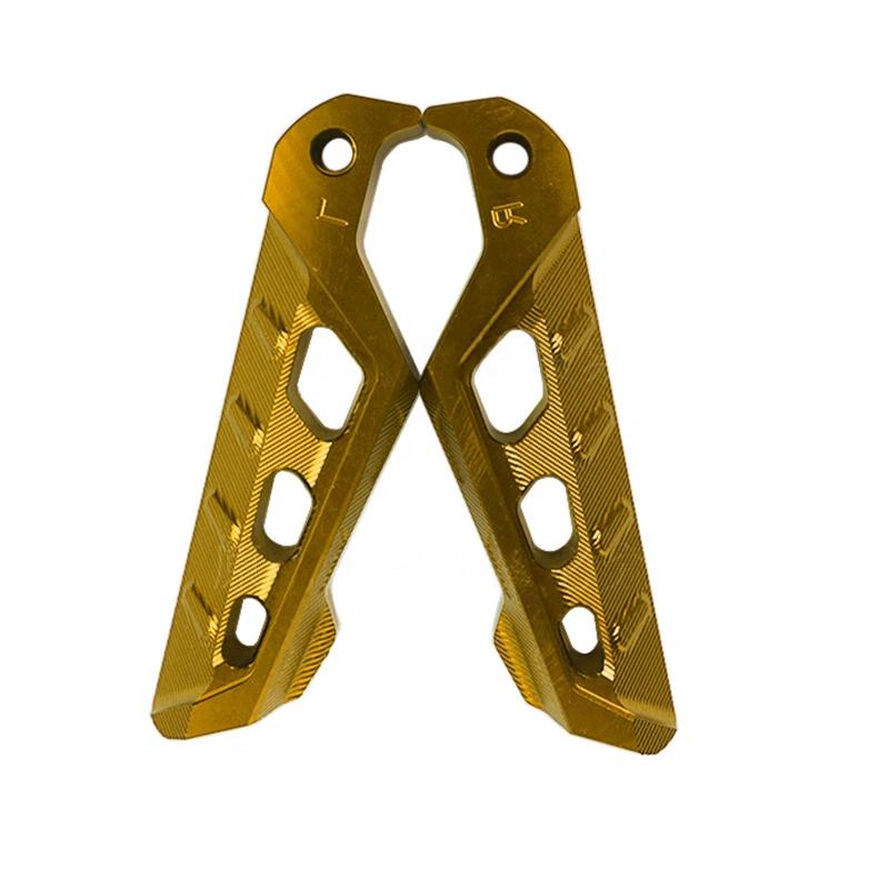 CNC Aluminum Rear Foot Pegs Anti Slip Comfortable Footrest for Motorcycle Scooter Modification Accessories