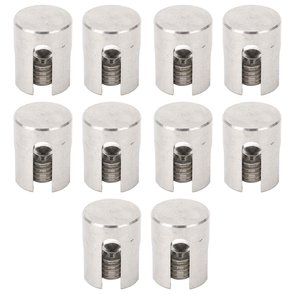 10Pcs Wire Rope Trellises Cross Clip Stainless Steel Cable Railing Rope Clamp for Wall Trellises System