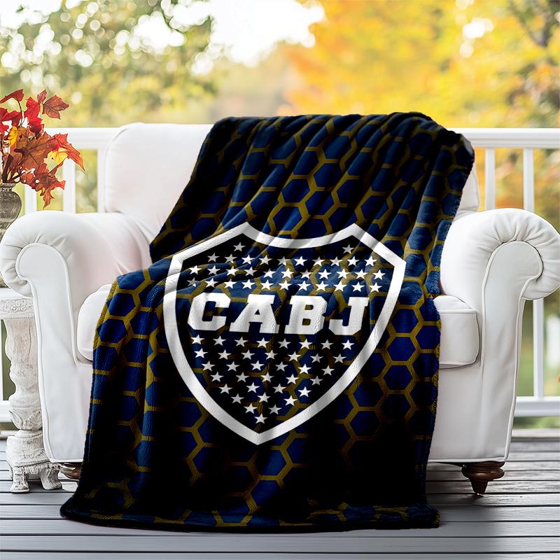 CABJ Flannel Blanket Soft All-Season Throw, Design for Camping, Car Travel, Hiking Sofa, Bed, Office Perfect Gift for Parties
